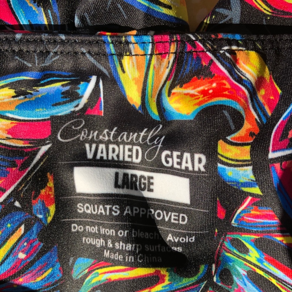 CVG Capri Leggings are squat proof, sweat proof, have pockets on each side.